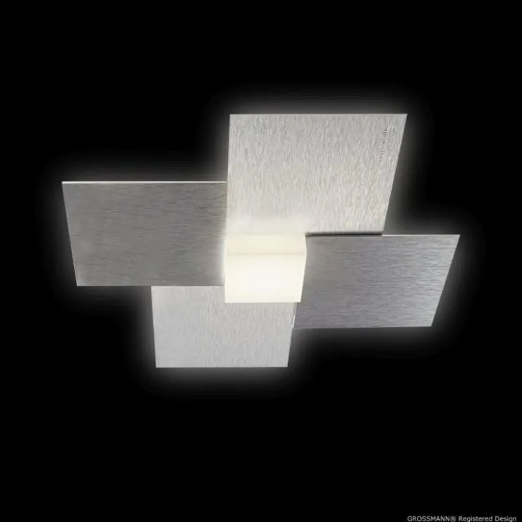 Luminaires Grossmann Éclairage Led|Applique murale / Plafonnier Grossmann CREO LED Aluminium, 1 lumière