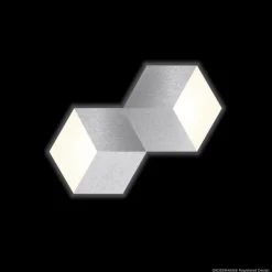 Luminaires Grossmann Éclairage Led|Applique murale / Plafonnier Grossmann GEO LED Aluminium, 2 lumières