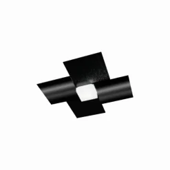 Luminaires Grossmann Appliques|Applique murale / Plafonnier Grossmann CREO LED Noir, 1 lumière