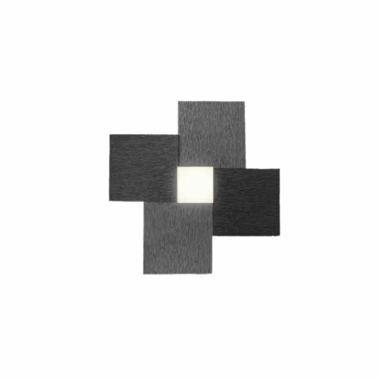 Luminaires Grossmann Appliques|Applique murale / Plafonnier Grossmann CREO LED Noir, 1 lumière