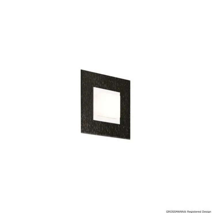 Luminaires Grossmann Appliques|Applique murale / Plafonnier Grossmann BASIC LED Noir, 1 lumière