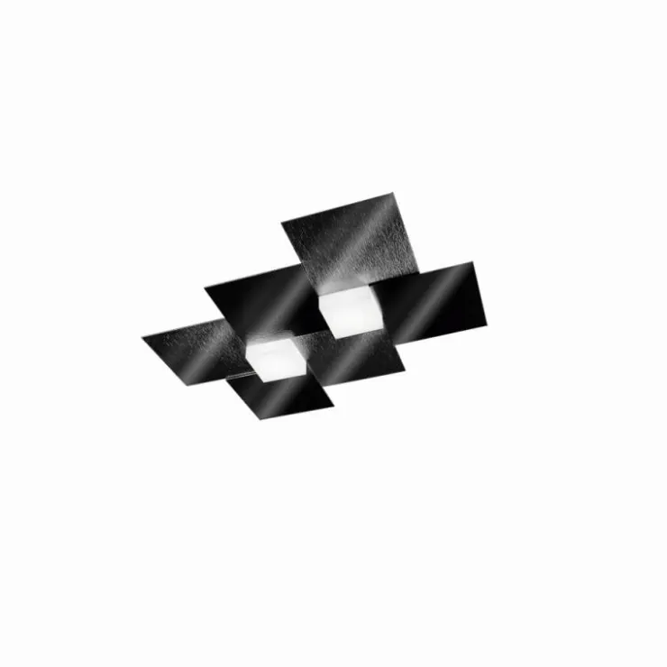 Luminaires Grossmann Éclairage Led|Applique murale / Plafonnier Grossmann CREO LED Noir, 2 lumières