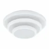 Luminaires Eglo Appliques|Applique murale / Plafonnier Eglo ELGVERO LED Blanc, 3 lumières