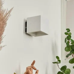hofstein Appliques|Applique murale Polcura Blanc, 1 lumière