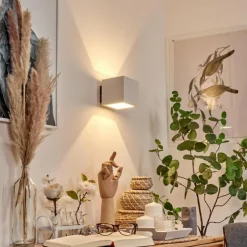 hofstein Appliques|Applique murale Polcura Blanc, 1 lumière
