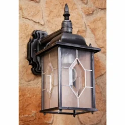 Applique murale Amapala Noir, 1 lumière