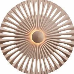 Luminaires Brilliant Appliques|Applique murale Brilliant Phinx LED Brun, Crème, 1 lumière