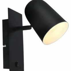 Luminaires Brilliant Appliques|Applique murale Brilliant Ayr Noir, 1 lumière