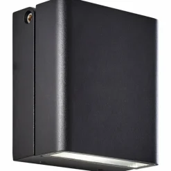 Applique murale Brilliant Toya LED Noir, 1 lumière