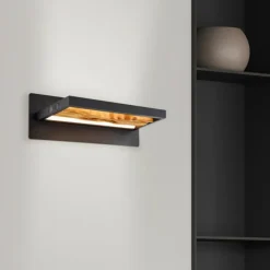 Luminaires Brilliant Éclairage Led|Applique murale Brilliant Chaumont LED Noir, 1 lumière