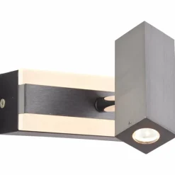 Luminaires Brilliant Spots Et Projecteurs|Applique murale Brilliant Howle LED Aluminium, Noir, 1 lumière
