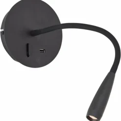 Luminaires Brilliant Éclairage Led|Applique murale Brilliant Jutta LED Noir, 1 lumière