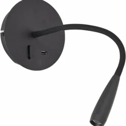 Luminaires Brilliant Éclairage Led|Applique murale Brilliant Jutta LED Noir, 1 lumière