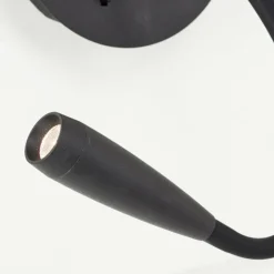 Luminaires Brilliant Éclairage Led|Applique murale Brilliant Jutta LED Noir, 1 lumière
