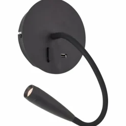 Luminaires Brilliant Éclairage Led|Applique murale Brilliant Jutta LED Noir, 1 lumière