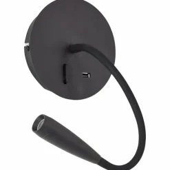 Luminaires Brilliant Éclairage Led|Applique murale Brilliant Jutta LED Noir, 1 lumière