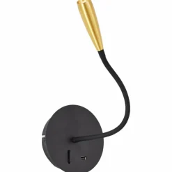 Luminaires Brilliant Éclairage Led|Applique murale Brilliant Jutta LED Noir, 1 lumière