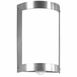 Applique murale CMD Aqua Marco Acier inoxydable, 1 lumière, Détecteur de mouvement