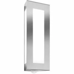 Applique murale CMD Aqua Light Acier inoxydable, 2 lumières, Détecteur de mouvement