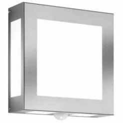 Applique murale CMD Aqua Legendo Acier inoxydable, 1 lumière, Détecteur de mouvement