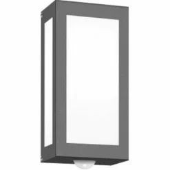 Applique murale CMD Aqua Rain Anthracite, 1 lumière, Détecteur de mouvement