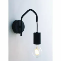 Luce Design Appliques|Applique murale Cuyama Noir, 1 lumière
