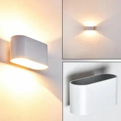 hofstein Appliques|Applique murale Dapp Blanc, 1 lumière