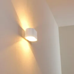 hofstein Appliques|Applique murale Dapp Blanc, 1 lumière