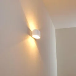 hofstein Appliques|Applique murale Dapp Blanc, 1 lumière
