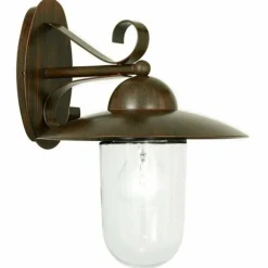 Applique murale d'extérieur Eglo MILTON Brun foncé, 1 lumière