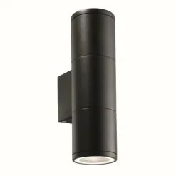 Applique murale d'extérieur Ideal Lux GUN Noir, 2 lumières