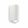 Applique murale d'extérieur Ideal Lux KEOPE Blanc, 1 lumière