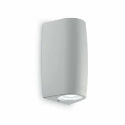 Applique murale d'extérieur Ideal Lux KEOPE Gris, 2 lumières