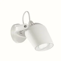 Applique murale d'extérieur Ideal Lux MINITOMMY Blanc, 1 lumière