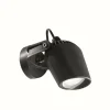 Applique murale d'extérieur Ideal Lux MINITOMMY Noir, 1 lumière