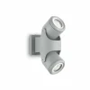 Applique murale d'extérieur Ideal Lux XENO Gris, 2 lumières