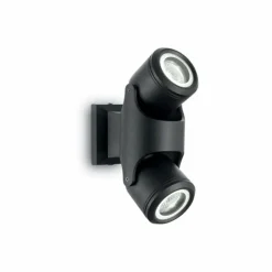 Applique murale d'extérieur Ideal Lux XENO Noir, 2 lumières