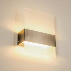Applique murale d'extérieur Vara LED Acier inoxydable, 2 lumières