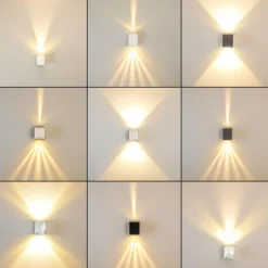 Applique murale d'extérieur Orsa LED Zingué, 2 lumières