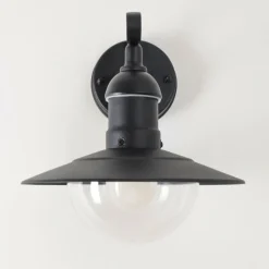 Applique murale d'extérieur Broni Noir, 1 lumière