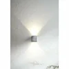 Applique murale d'extérieur Nordlux Canto Kubi LED Zingué, 2 lumières
