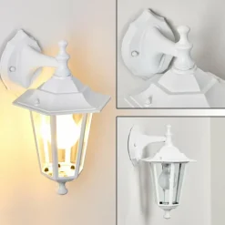 Applique murale d'extérieur Valtimo Blanc, 1 lumière