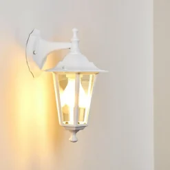 Applique murale d'extérieur Valtimo Blanc, 1 lumière