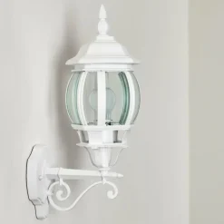 Applique murale d'extérieur Lentua Blanc, 1 lumière