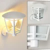 Applique murale d'extérieur Siera Blanc, 1 lumière
