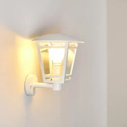 Applique murale d'extérieur Siera Blanc, 1 lumière
