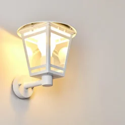 Applique murale d'extérieur Siera Blanc, 1 lumière