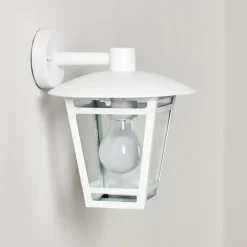 Applique murale d'extérieur Siera Blanc, 1 lumière