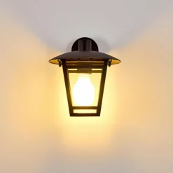 Applique murale d'extérieur Siera Noir, 1 lumière