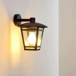 Applique murale d'extérieur Siera Noir, 1 lumière